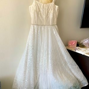 White long maxi/midi mademoiselle dress - Bronx and Banco